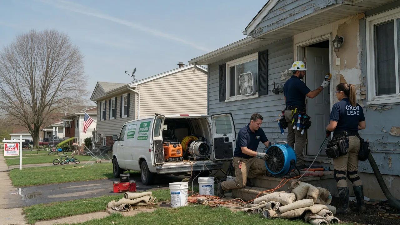 Flood Cleanup in Kewanee, IL near me