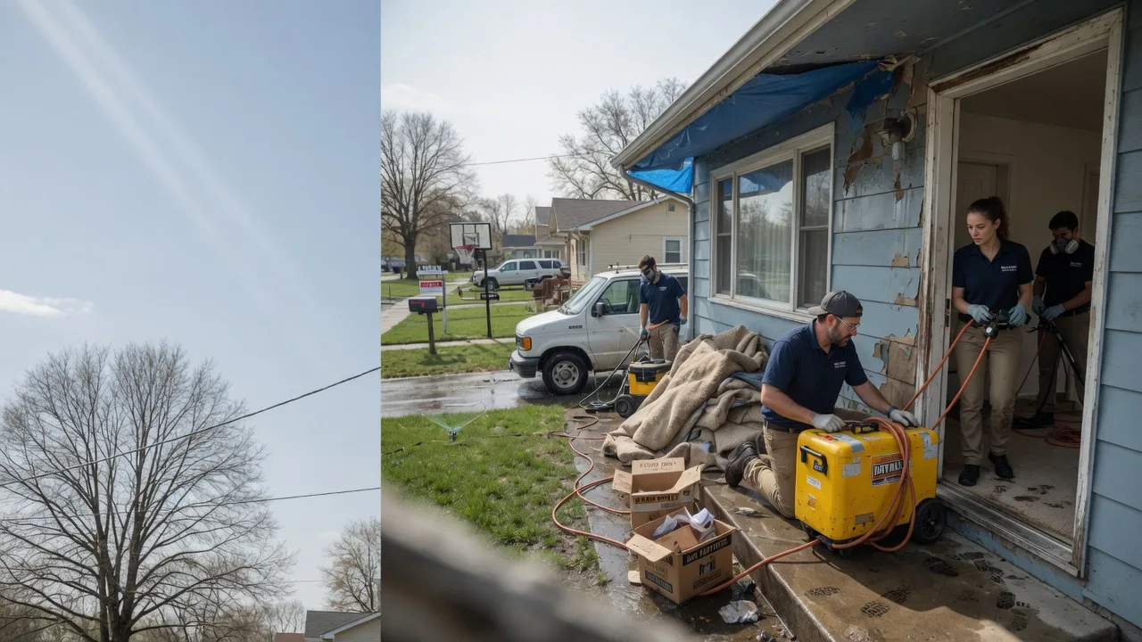 Basement Flood Cleanup in Kewanee, IL near me